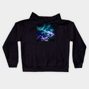 Wonderful jellyfish in the universe Kids Hoodie